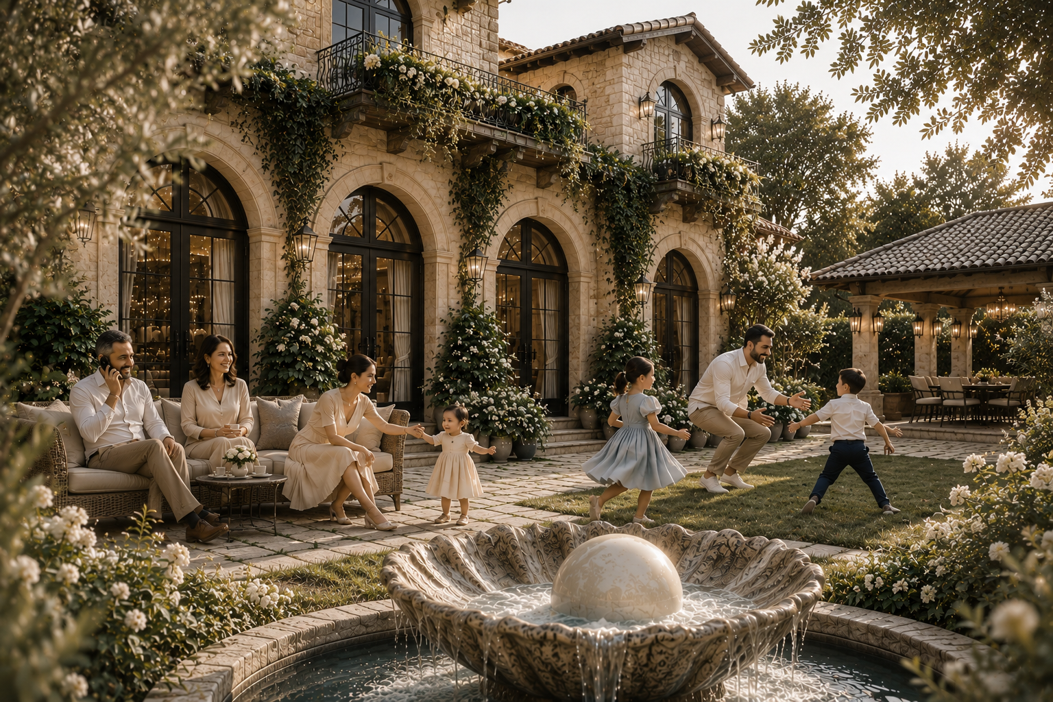 A family at their estate — Hamaseh Sorooshian, Esq.